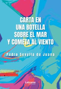 Carta en una botella sobre el mar y cometa al viento